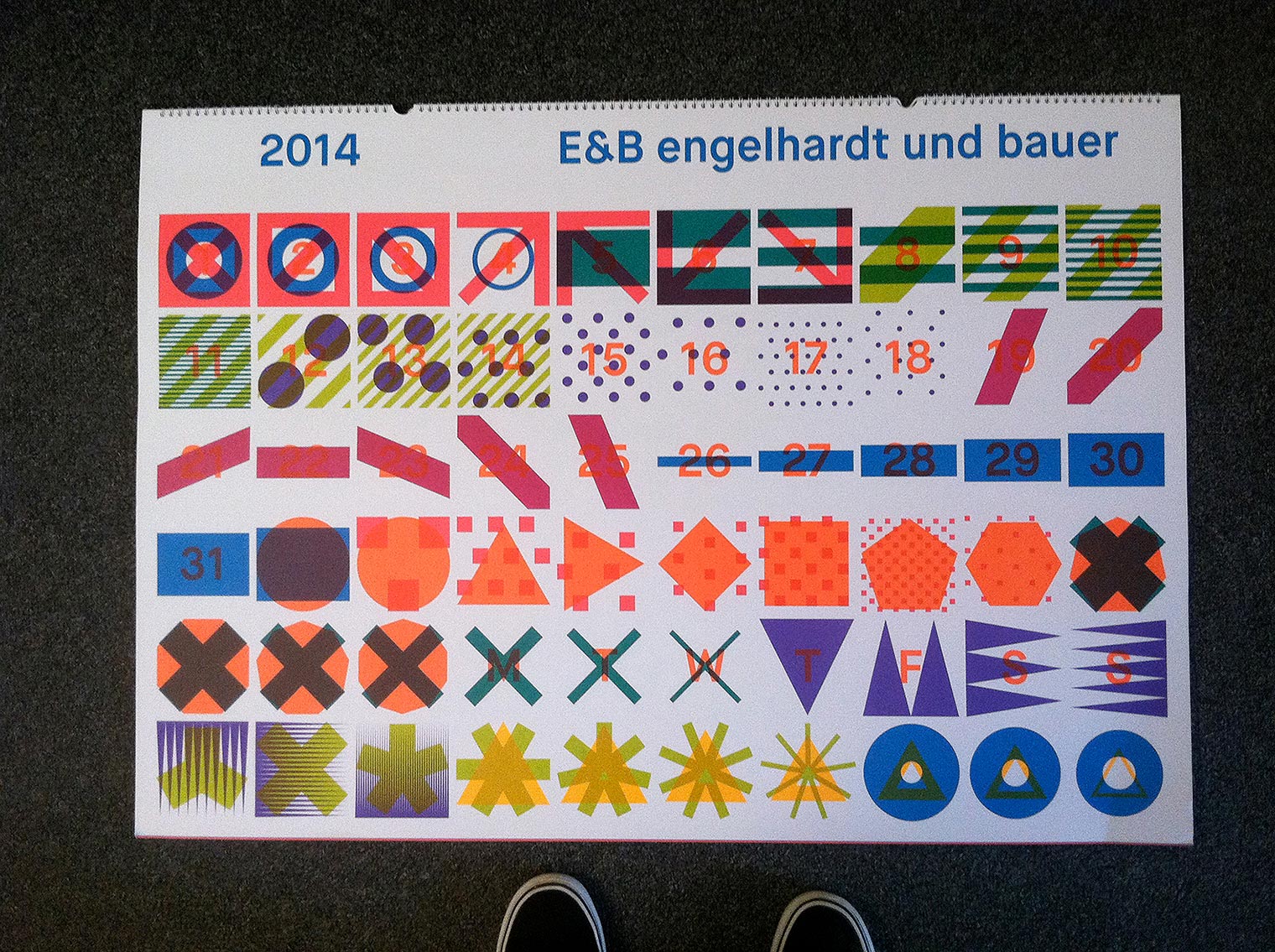 Calendar for Engelhardt and Bauer by Magma