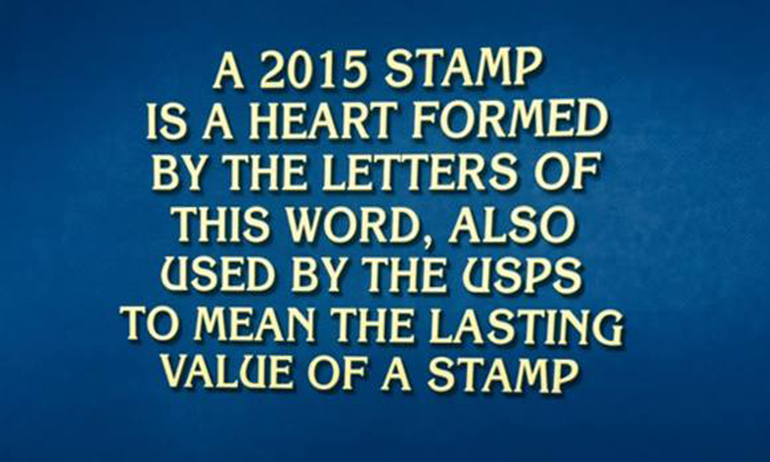 Forever Hearts on Jeopardy!