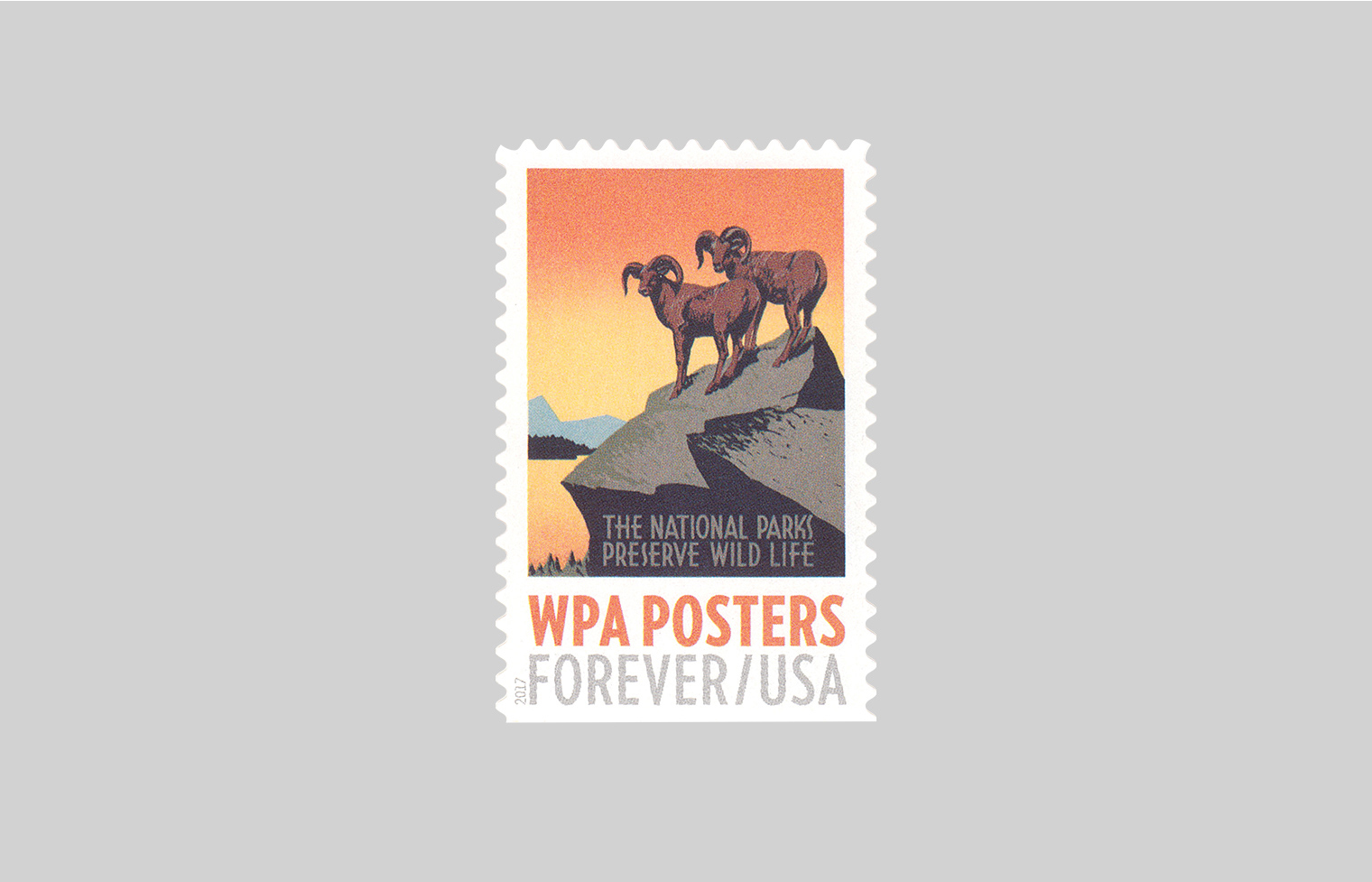 WPA Posters Stamp