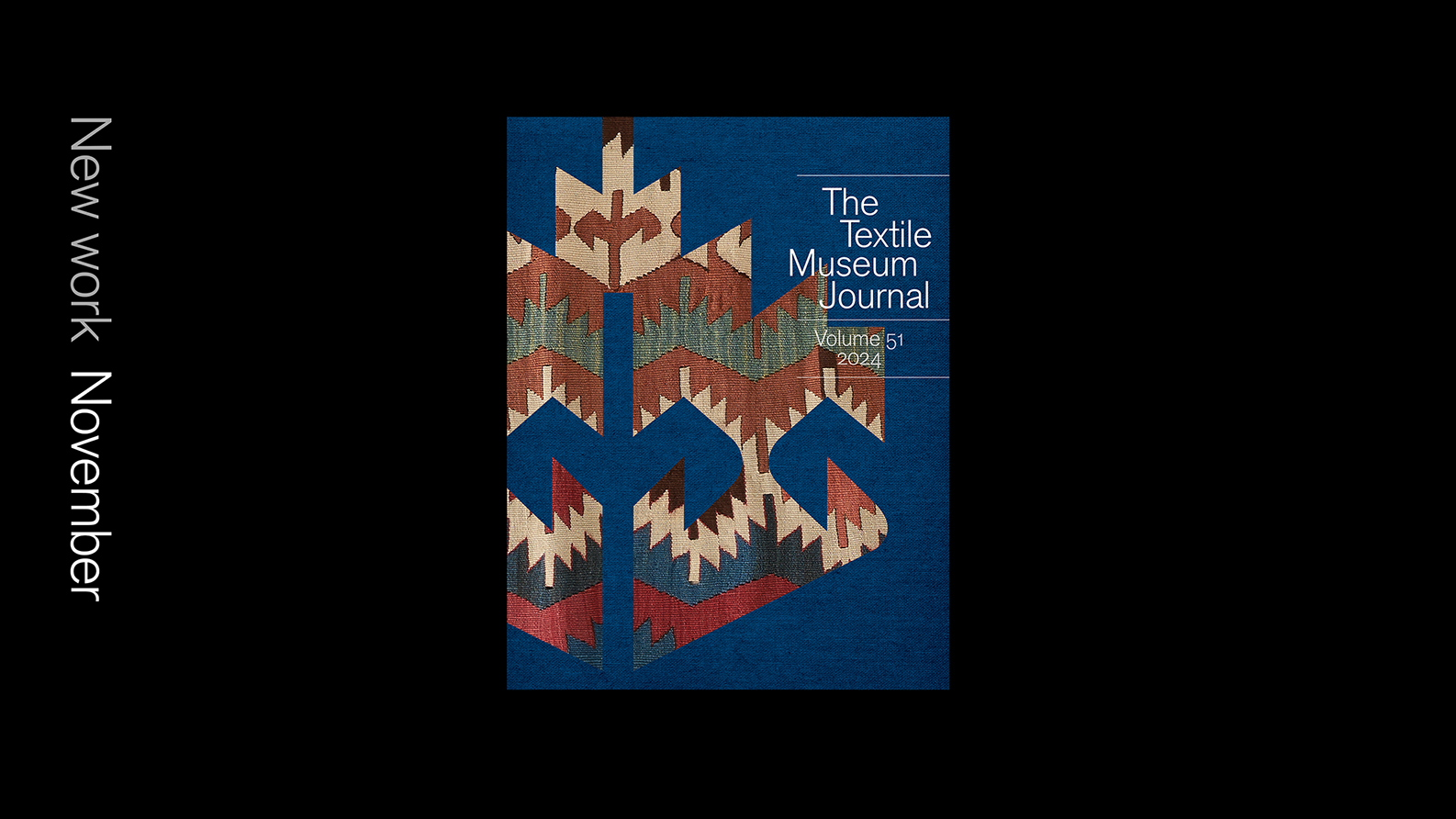 Cover of this years Textile Museum Journal features a detail from a Turkish kilim from The Megalli
Collection.