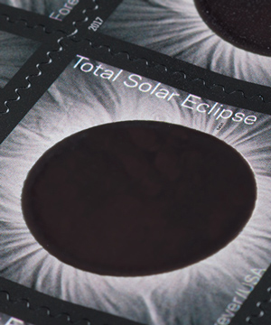 Thumbnail image of the Solar Eclipse stamp for the United States Postal Service