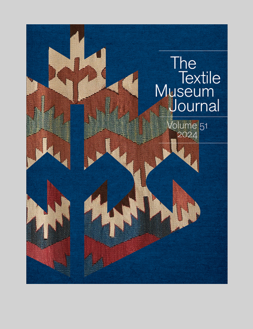 Cover of this years Textile Museum Journal features a detail from a Turkish kilim from The Megalli
Collection.