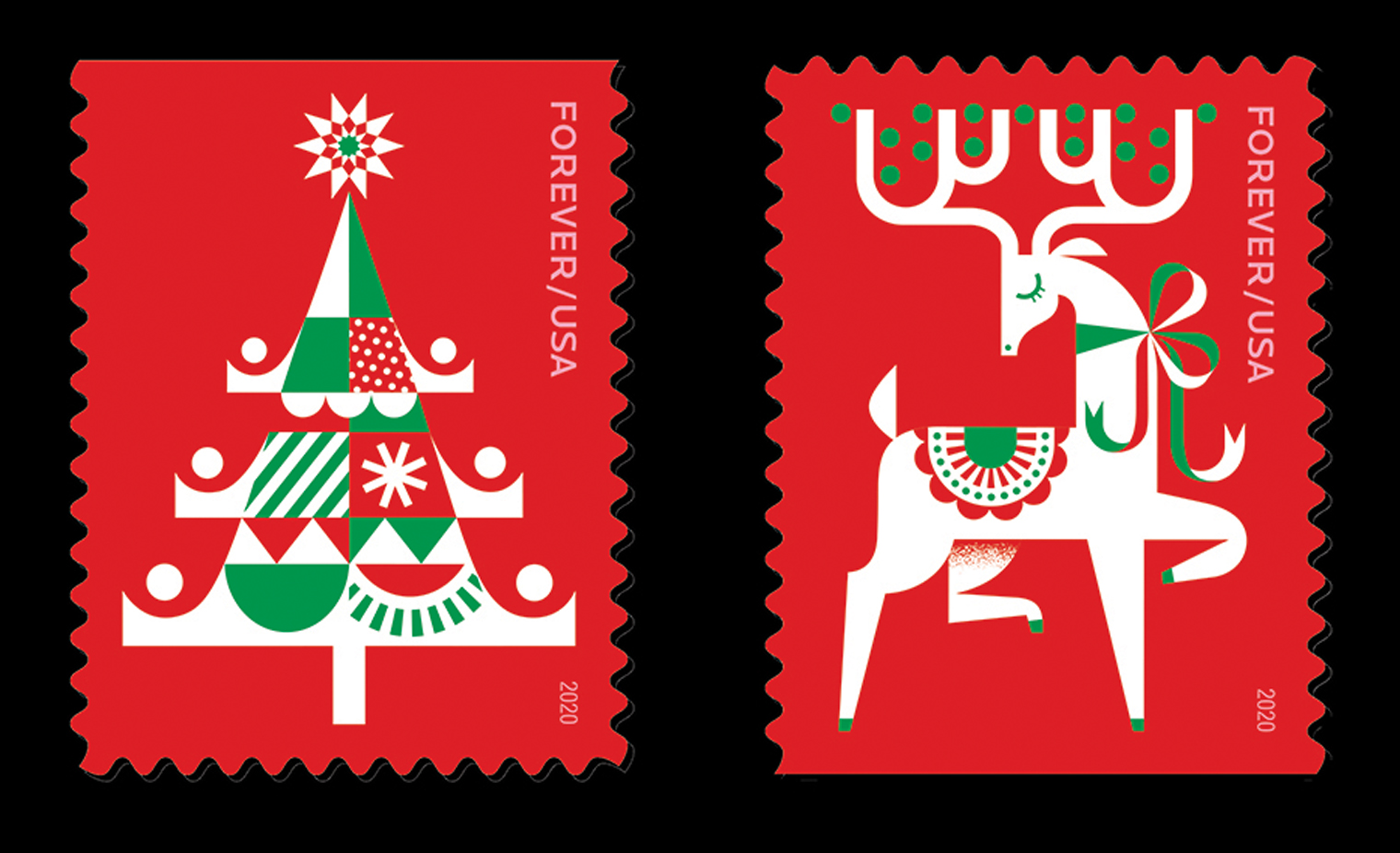 Holiday Delights Stamp: Tree and Reindeer