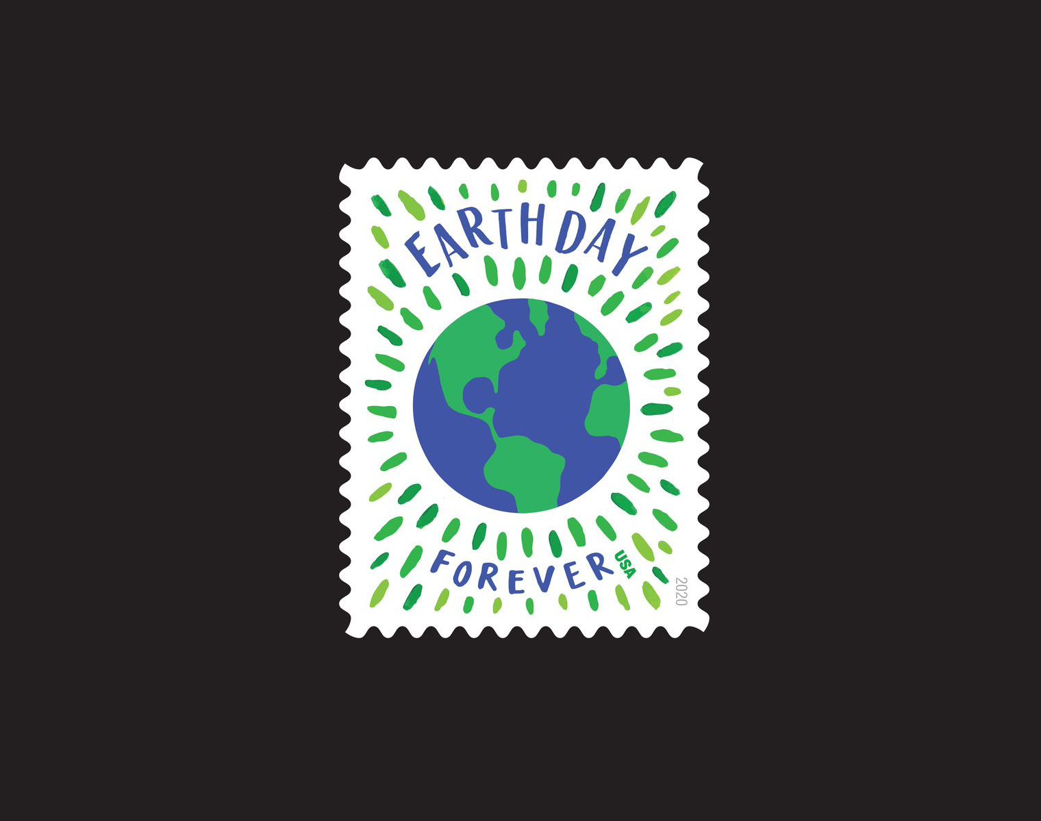 Earth Day stamp