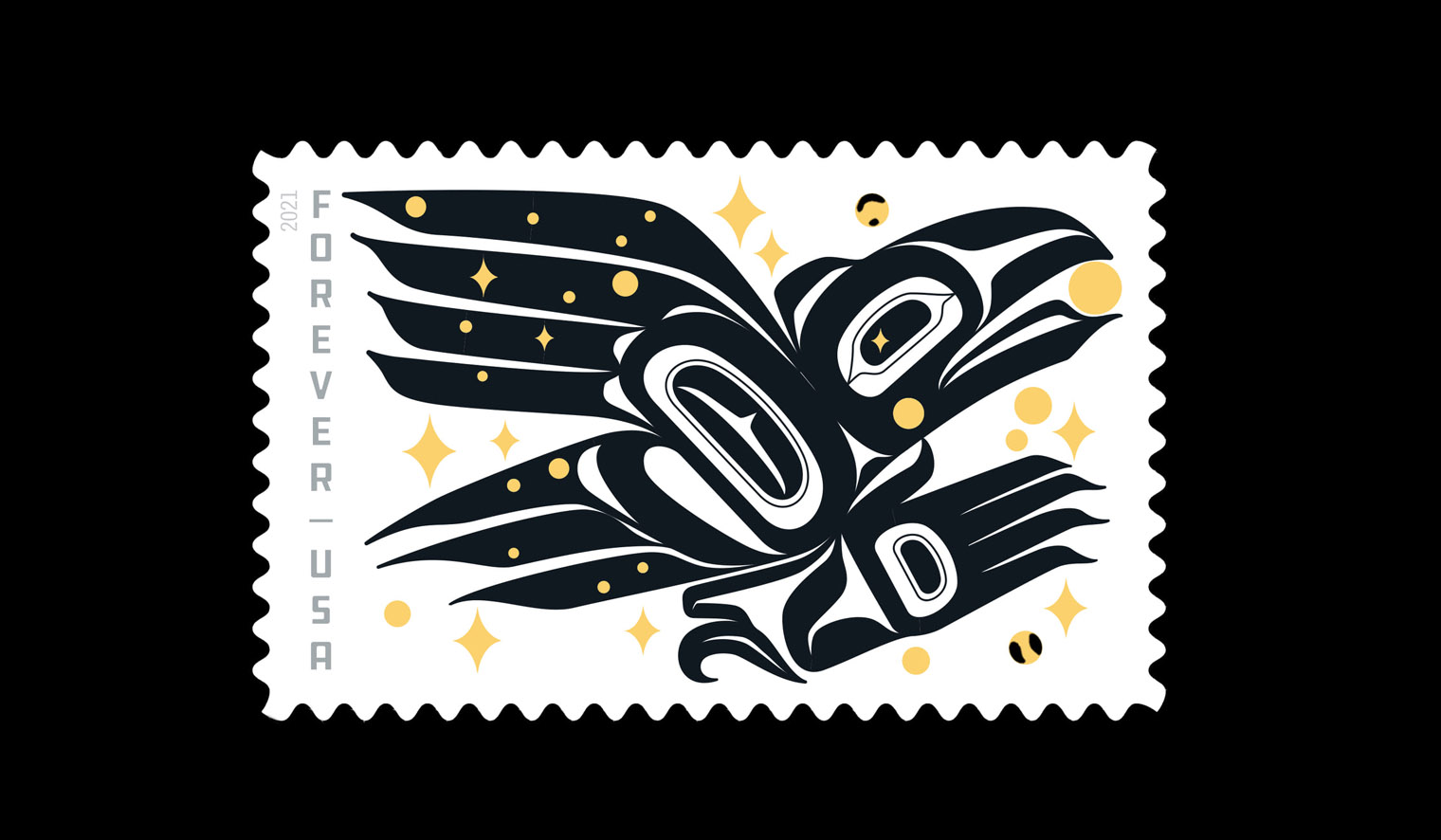 Raven Story Stamp